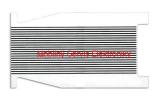 LCD Fóliový kontakt SAAB 9,3 Clima