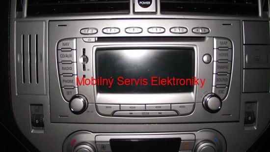 Diagnostika OEM rádia Ford Mondeo