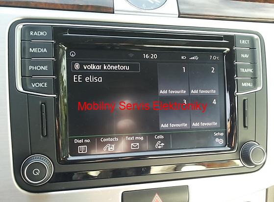 VW  CARAVELA - Oprava Navigácie