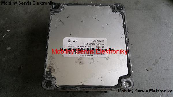 Oprava ECU motora DJTU 09353479
