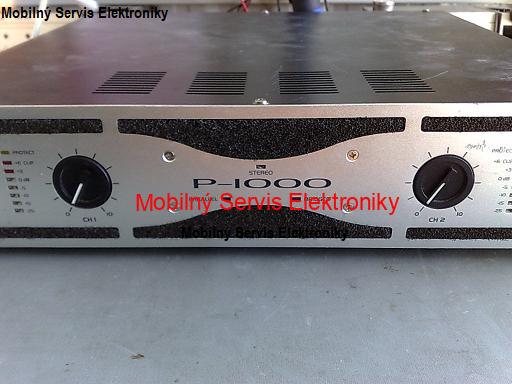 Oprava Zosilňovača Omnitronic P-1000
