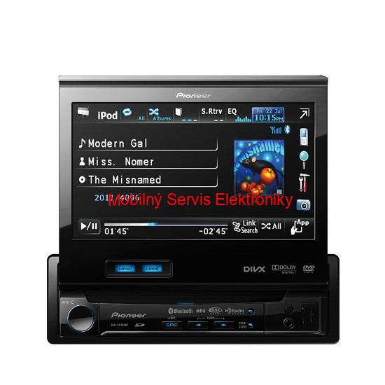 Pioneer AVH 6300 - Oprava vysúvania LCD displeja