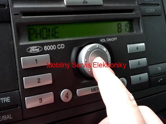 Oprava Ford 6000 CD