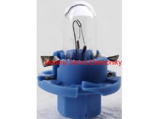 12V autožiarovka 1,2W modré púzdro