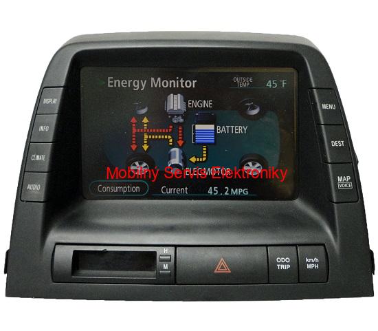 Navi Toyota PRIUS - Diagnostika