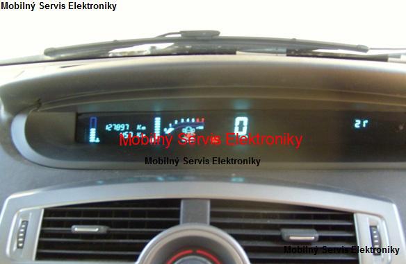 Oprava prístrojovky Renault SCENIC 2