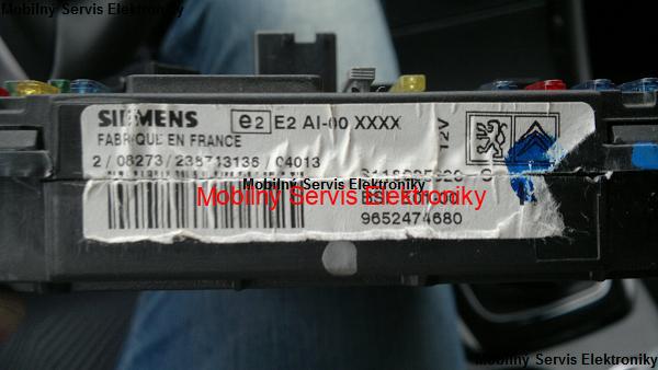 Oprava BSI jednotky 9649627780