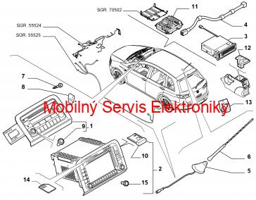 Oprava OEM Navigácie Magneti Marelli 735419921 
